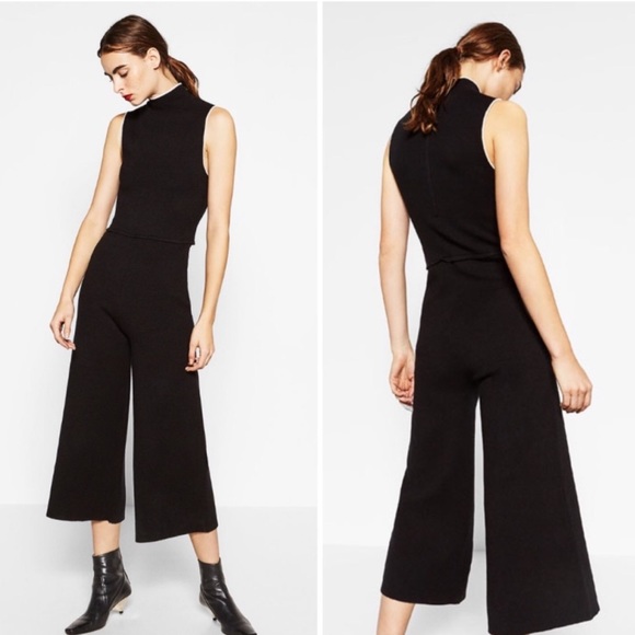 Zara knit sleeveless jumpsuit - S - Picture 2 of 5